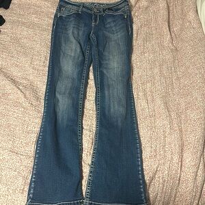 Wallflower boot cut slim low waist jeans